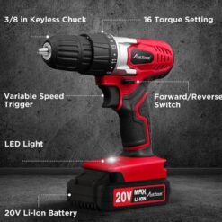 Alternative view of 20V MAX Lithium lon Cordless Drill Set