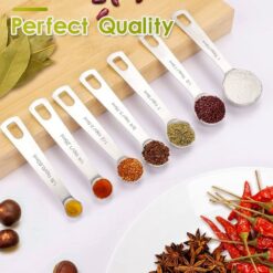 Alternative view of 7 Piece Measuring Spoons Set, Heavy Duty