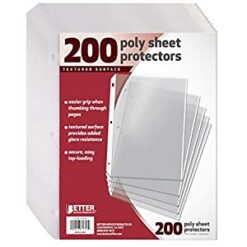 200 Count Textured Sheet Protectors